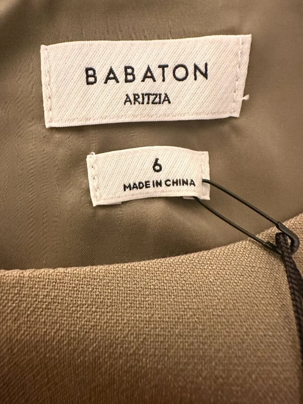 Aritzia Bond Dress Size US 6 / S in Sundried Olive